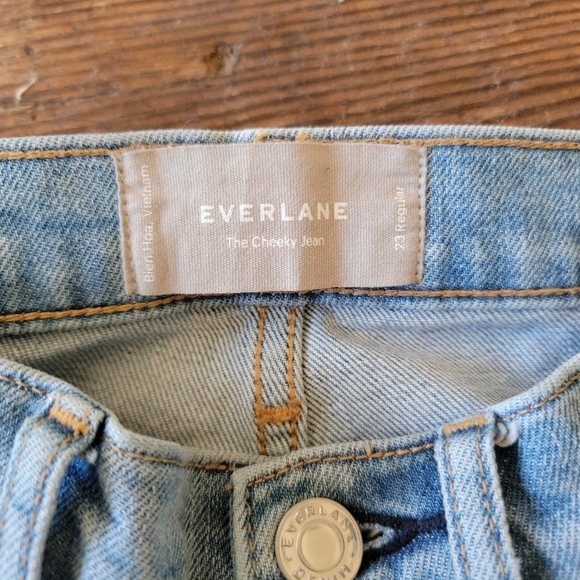Everlane's The Japanese Denim Cheeky Jean Sz 23 Regular - Picture 4 of 9